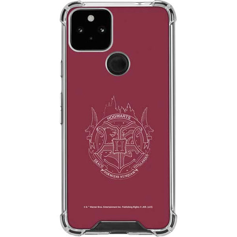 Wizarding Worlds Harry Potter Hogwarts Crest Google Pixel 5 Clear Case